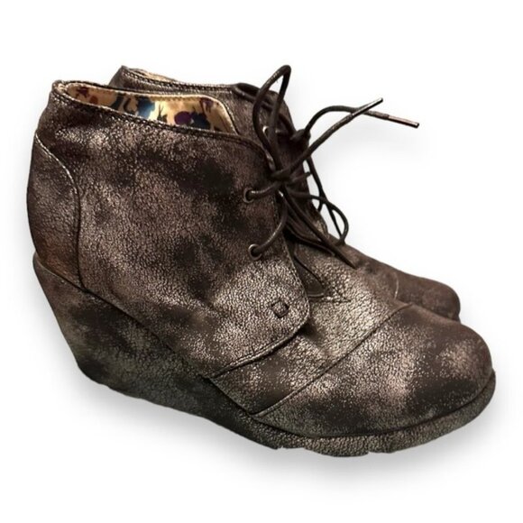 Women’s 8 Platform Wedge Bootie NWOT - Picture 6 of 13